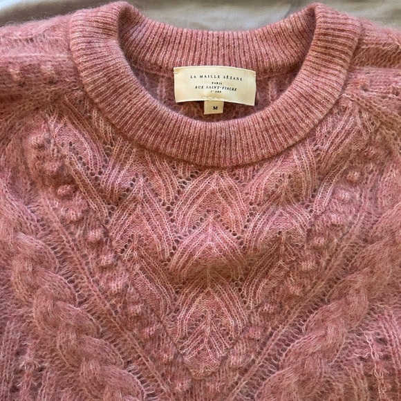 Sezane Pink Jake Jumper - Picture 3 of 10